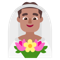 Man with Veil- Medium Skin Tone emoji on Microsoft